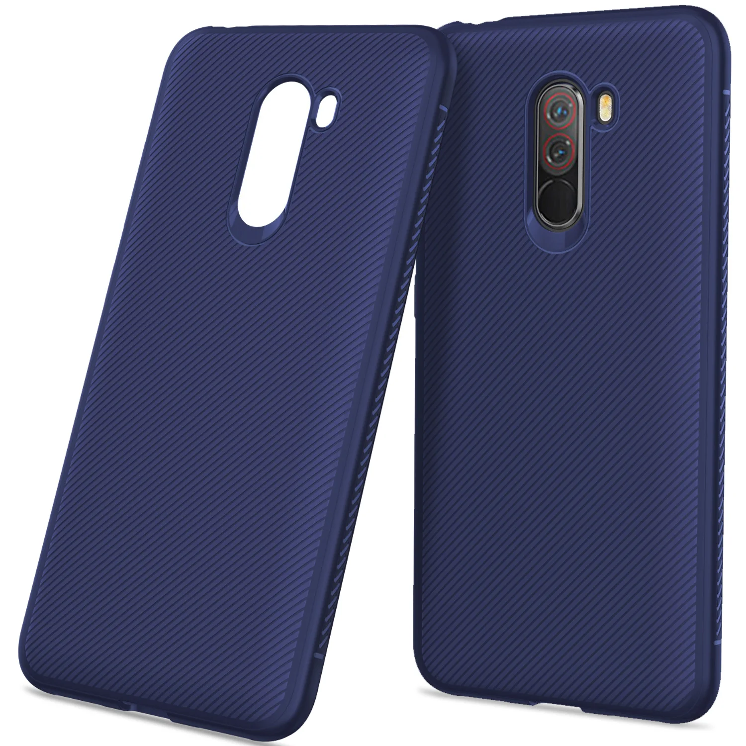 Для Xiaomi Pocophone F1 чехол мягкий силиконовый нескользящий матовый тонкий защитный