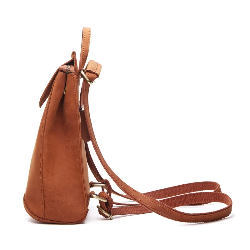 Женский винтажный рюкзак из натуральной кожи для девочек-подростков | Багаж и