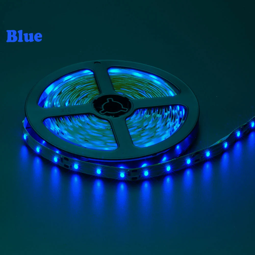 5M 3528 LED Strip Lighting Tape with PIR Sensor 12V Motion Detector Switch Home Security Light Both Sides Bed 2A Adapter|led strip light tape|light
