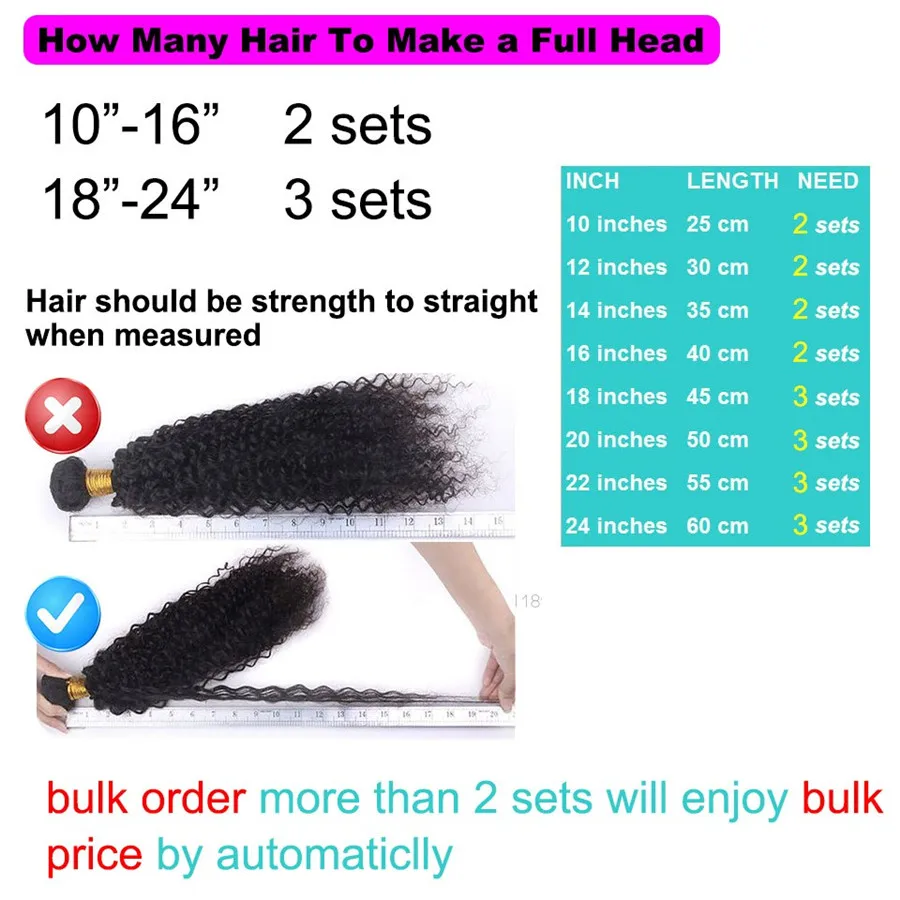 Ali Natural Mongolian Kinky Curly Clip In Human Hair Extensions 10 Pcs/Set Clips 4B 4C Pattern Machine Made Non Remy |