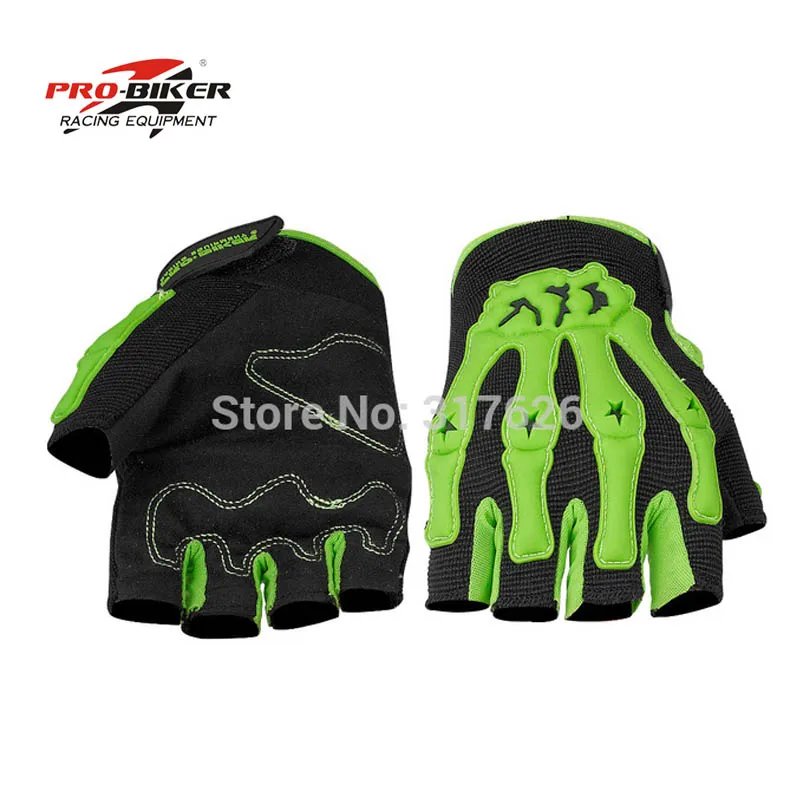 Probiker мотоциклетные перчатки с каркасом полупальцевые luva гоночные для мотокросса