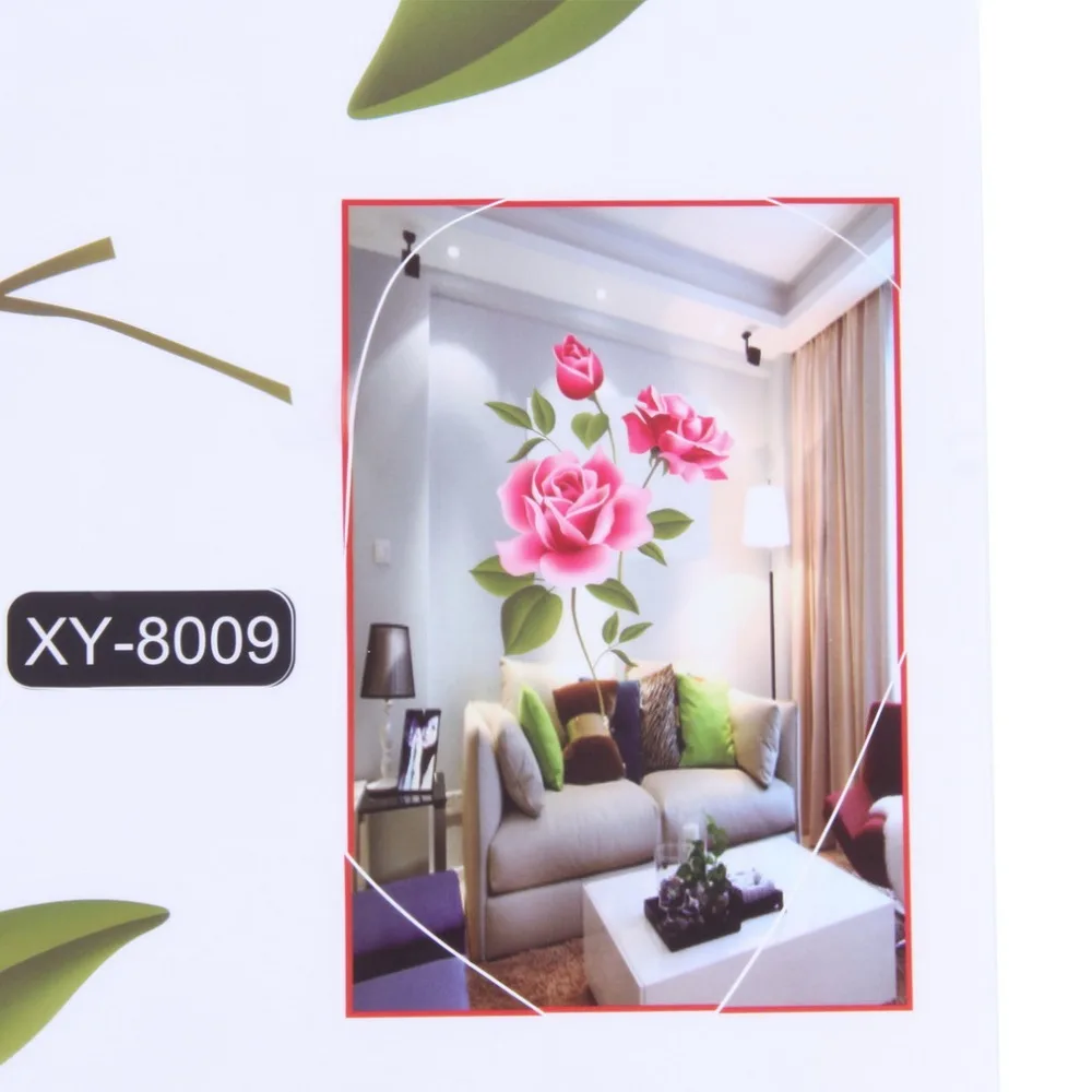 Новинка 2017 года декоративные акриловые наклейки Съемные 3D на стену с