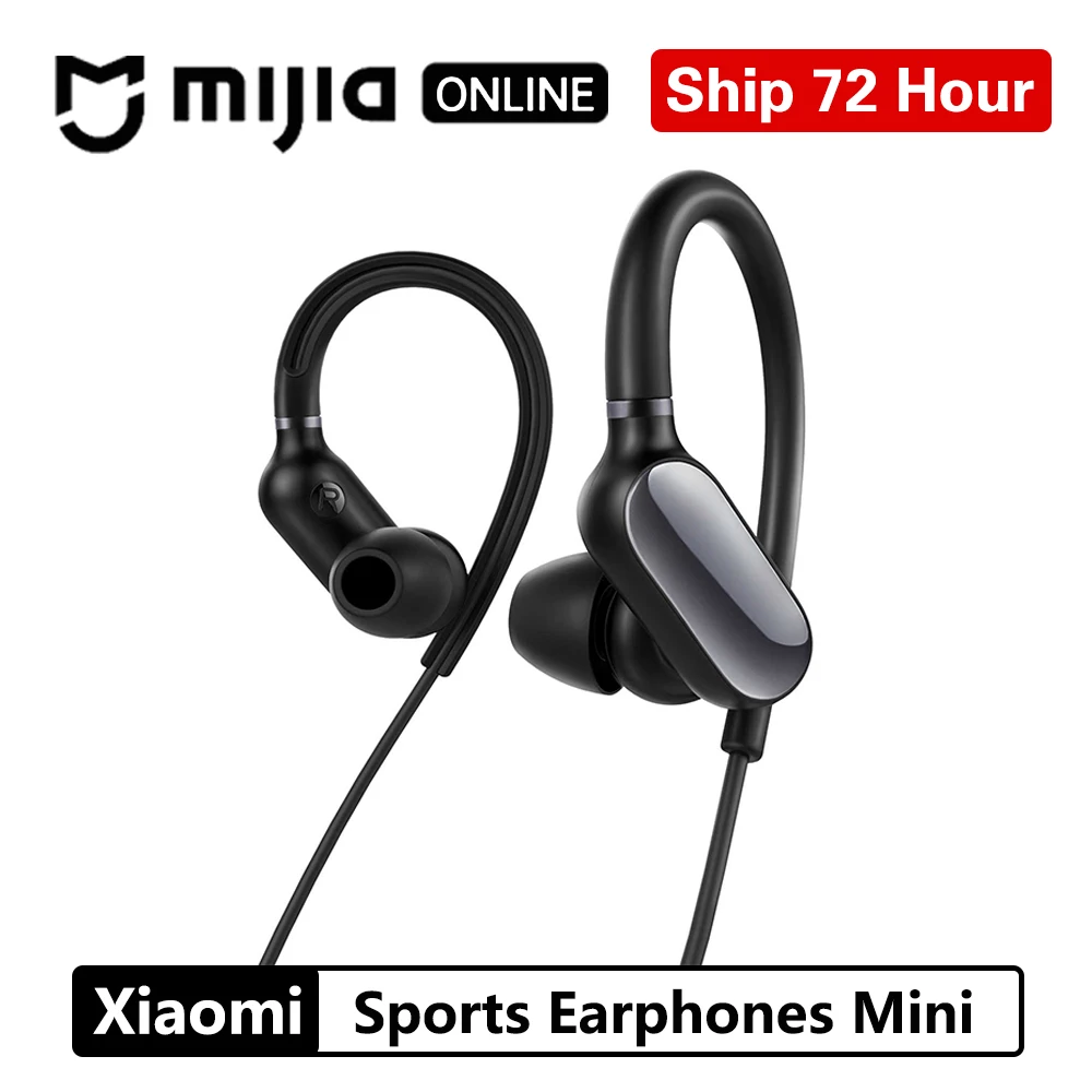 Xiaomi mi Спортивная гарнитура mi ni Bluetooth 4,1 Беспроводная Музыка Бег Фитнес упражнения музыка вкладыши mi c IPX4 водонепроницаемые наушники