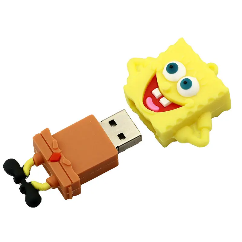 Флешка 4 ГБ 8 ГБ 16 ГБ 32 ГБ 64 Гб USB флеш-накопитель милый Губка Боб Патрик звезда U диск прекрасный Забавный креативный мультяшный флеш-накопитель подарок
