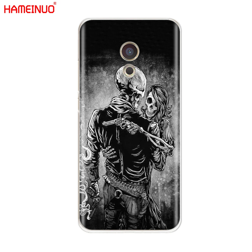 HAMEINUO с жутким черепом крышка чехол для телефона для Meizu M6 M5 M5S M2 M3 M3S MX4 MX5 MX6 PRO 6 5 U10 U20 note plus - Цвет: 60030