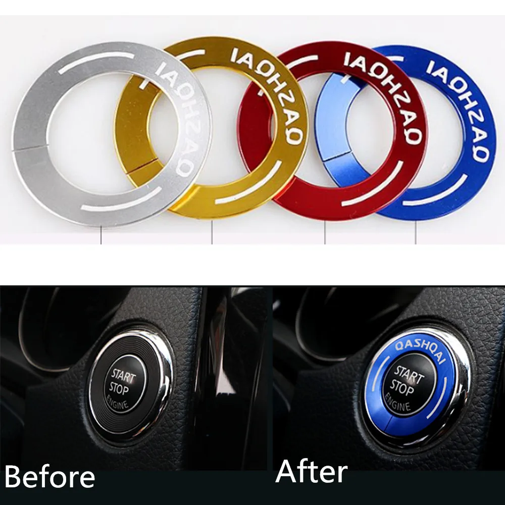 Автомобильный Стайлинг переключатель зажигания украшения наклейки ключ кольцо