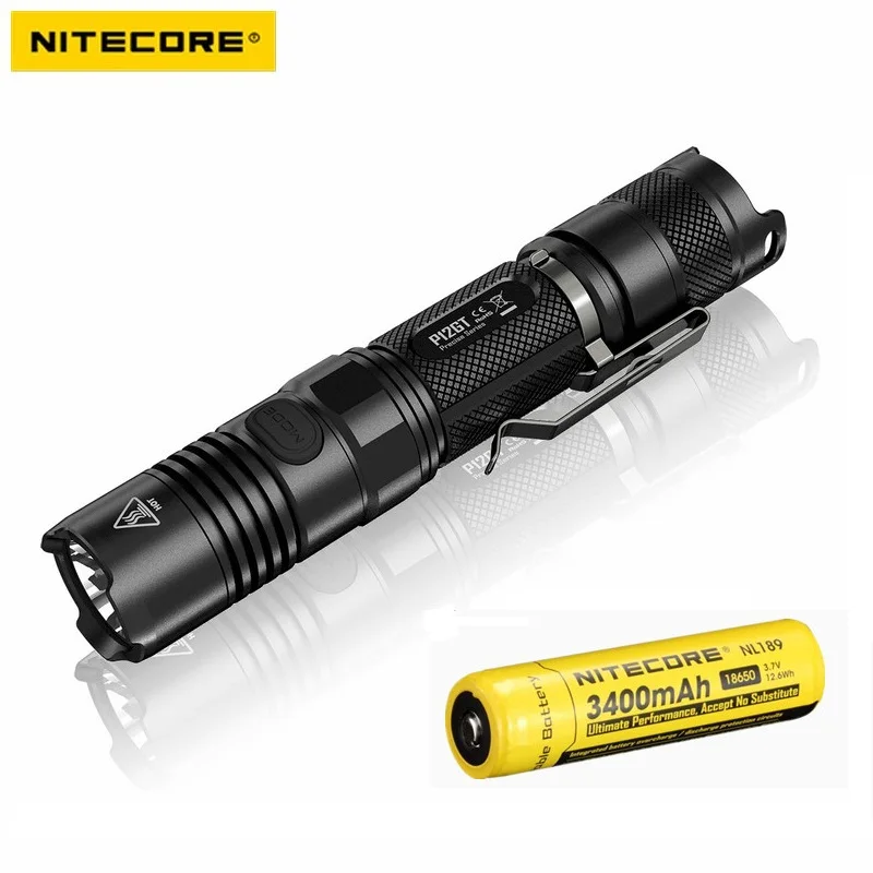 Светодиодный фонарик NITECORE P12GT CREE XP-L HI V3 320 лм расстояние луча 18650 м тактический