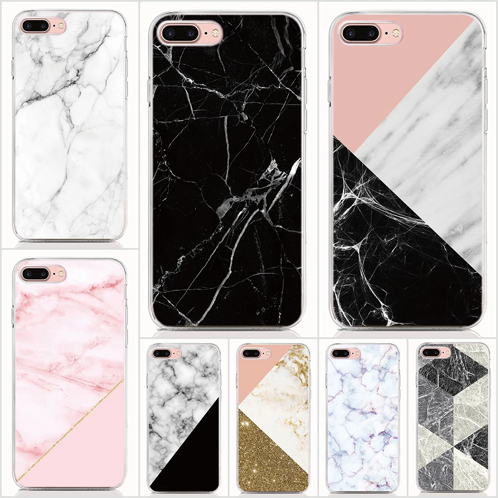

For ASUS Zenfone Max Pro M1 ZB601KL Soft Tpu Silicone Case Print Marble Back Cover Protective Phone Cases