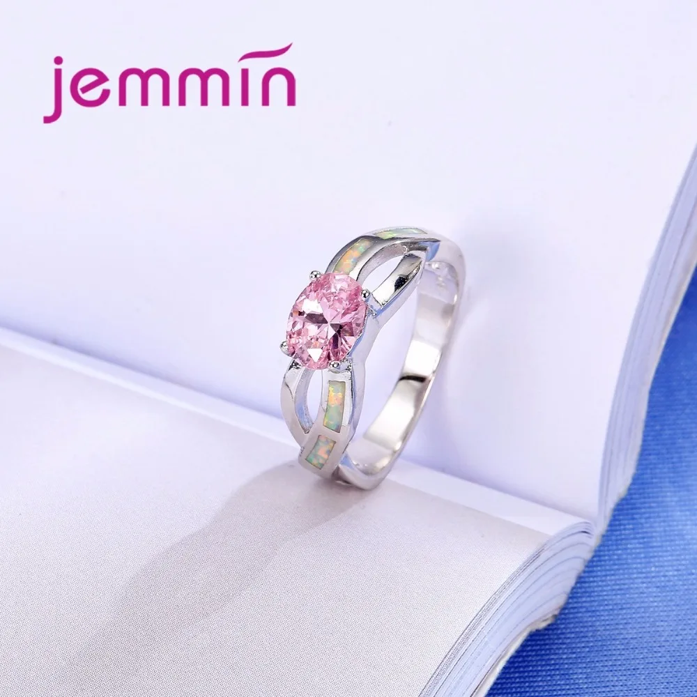 Женское кольцо из серебра 925 пробы с австрийским кристаллом | Украшения и