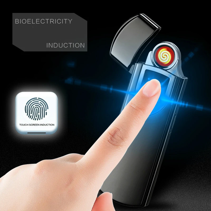 Электронная ветрозащитная зажигалка с USB зарядкой|Аксессуары для сигарет| |