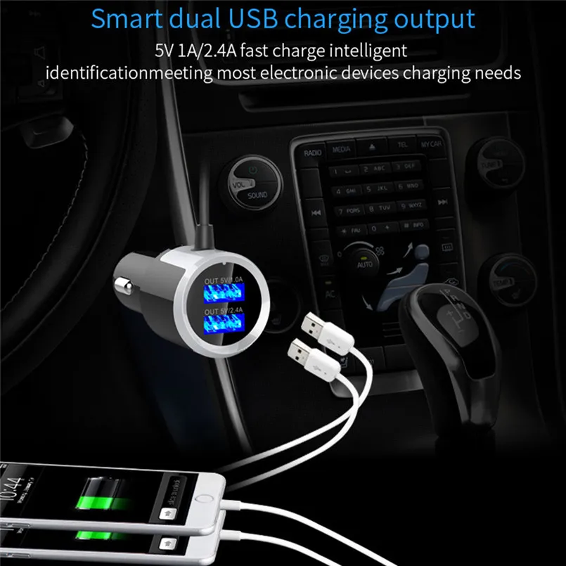 ЖК-дисплей Дисплей игрок автомобиля BC39 Беспроводной в автомобиле Bluetooth V4.2 fm-передатчик двойной usb-зарядное устройство Вход TF карты A2DP функция 40MR29