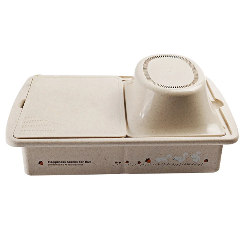 Новый 3 в 1 многофункциональный лоток для еды раковина сливная корзина