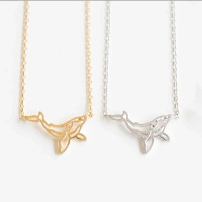 1 шт. милый детский кулон с изображением Кита дельфина ожерелье полые животные