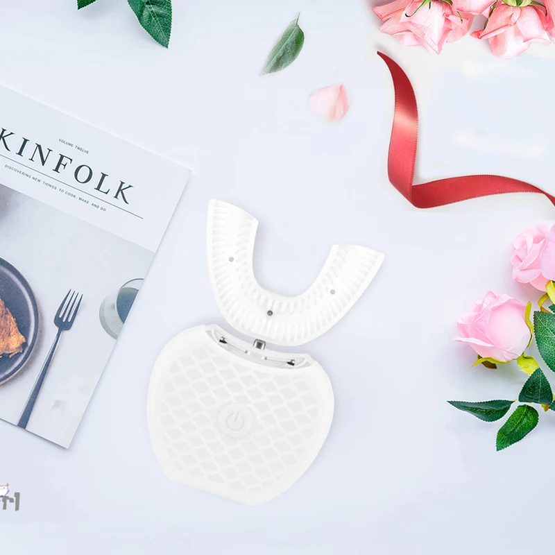 Зубная щетка аккумуляторная с зарядкой от USB и функцией отбеливания