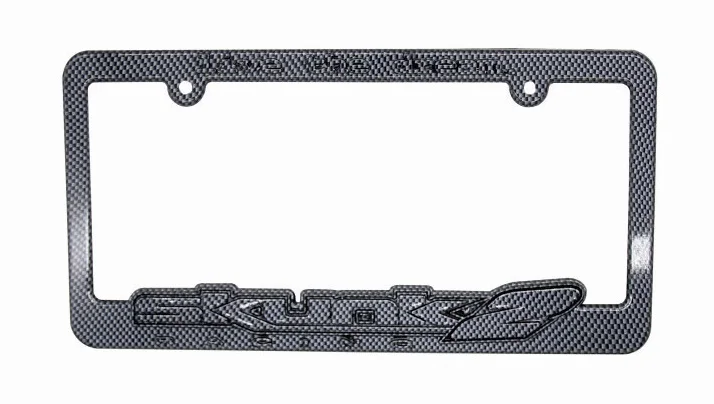 Carbon fiber ribbon Высокое качество ABS Материал американский/канадский номерной знак рамка винт крышка дизайн - Цвет: Carbon fiber ribbon