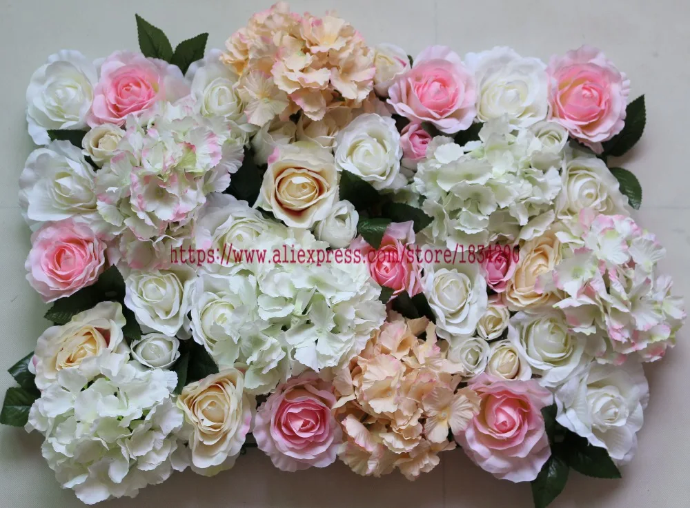 Искусственная Шелковая Роза Пион Гортензия цветок на стену свадебное фоновое