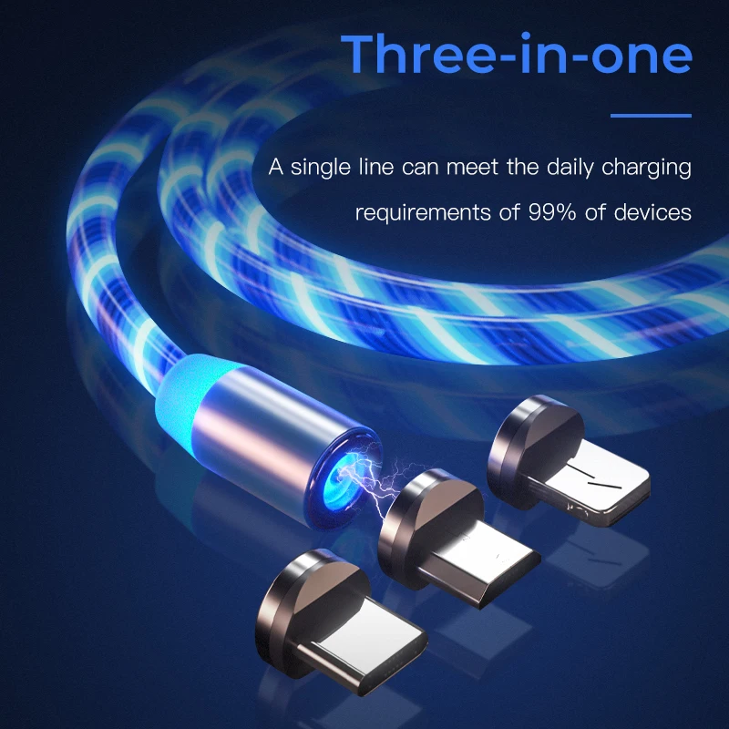 amzish Магнитное зарядное устройство Micro USB кабель для iPhone X XR 8 Plus type C быстрое Samsung S9