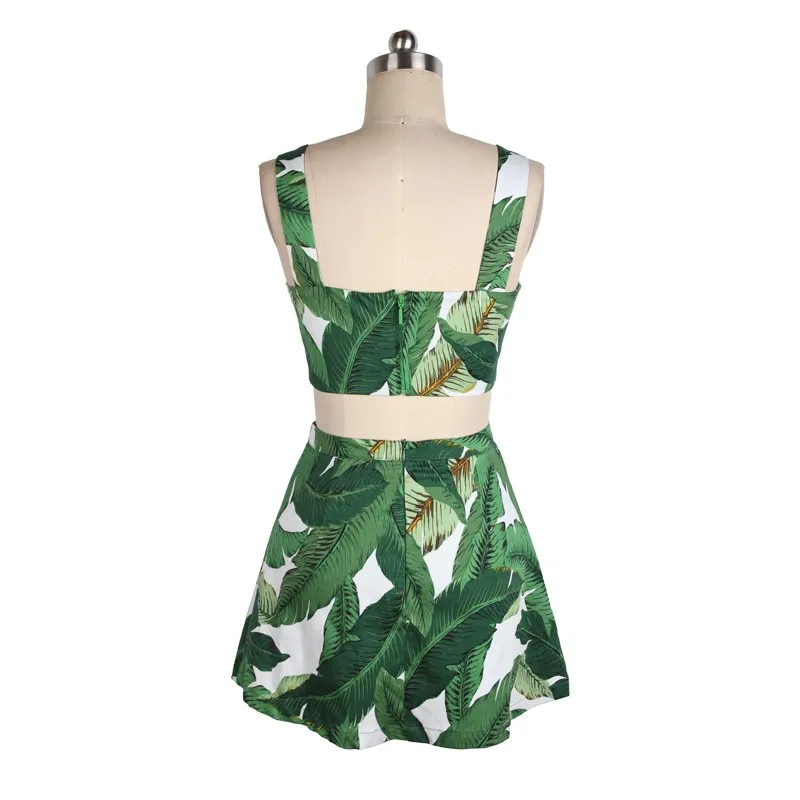 Женский винтажный комплект из 2 предметов хлопковая короткая трапециевидная