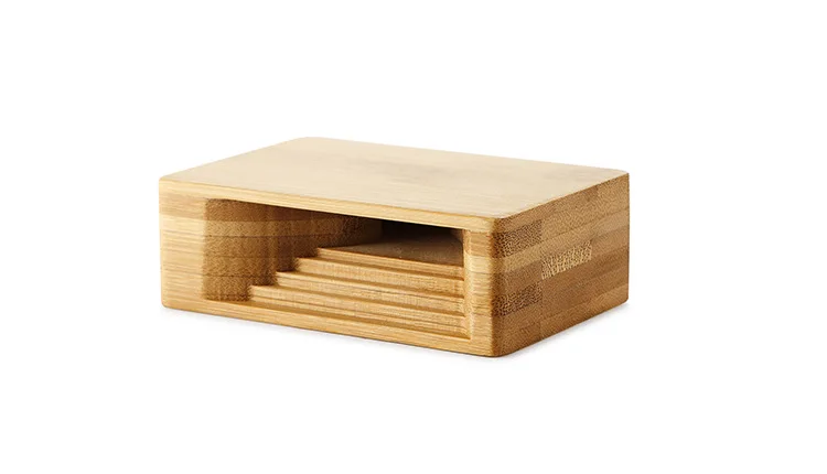 HTMOTXY Mobile Phone Loudspeaker Speaker For Iphone Sony Wooden Holder Sound Amplifier Bamboo Bracket Wood desktop Stand Support