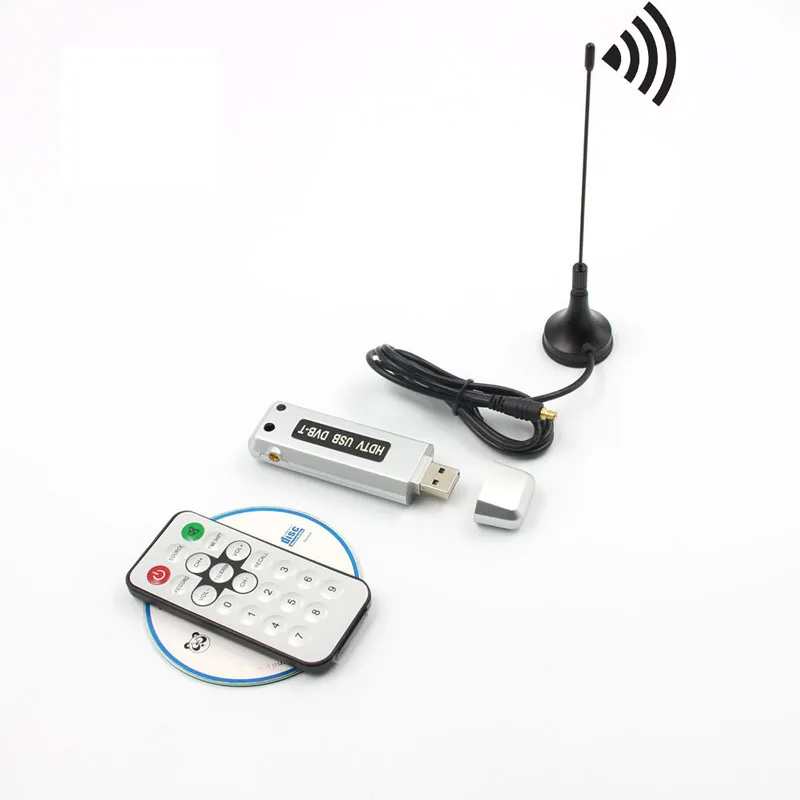 OOTDTY 1 шт. USB 2 0 DVB T цифровой ТВ приемник HDTV программный ключ тюнера палка антенна ИК