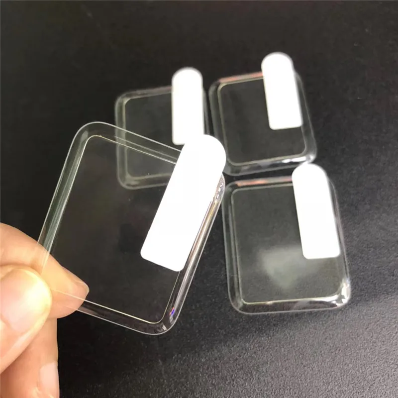 3D изогнутое закаленное стекло для Apple Watch 40 мм 44 серия 4 полностью клеящаяся Черная