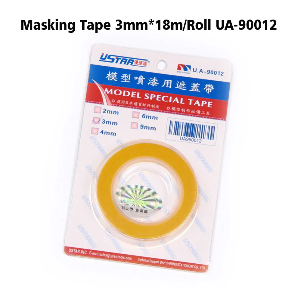 

U-STAR Masking Tape Specifications Models Special Masking Tape 2mm-50mm Model Hobby Painting Tools Accessory