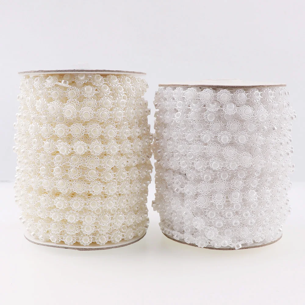 

Цепочка из АБС-пластика с жемчугом, ширина 25 м, 9 мм