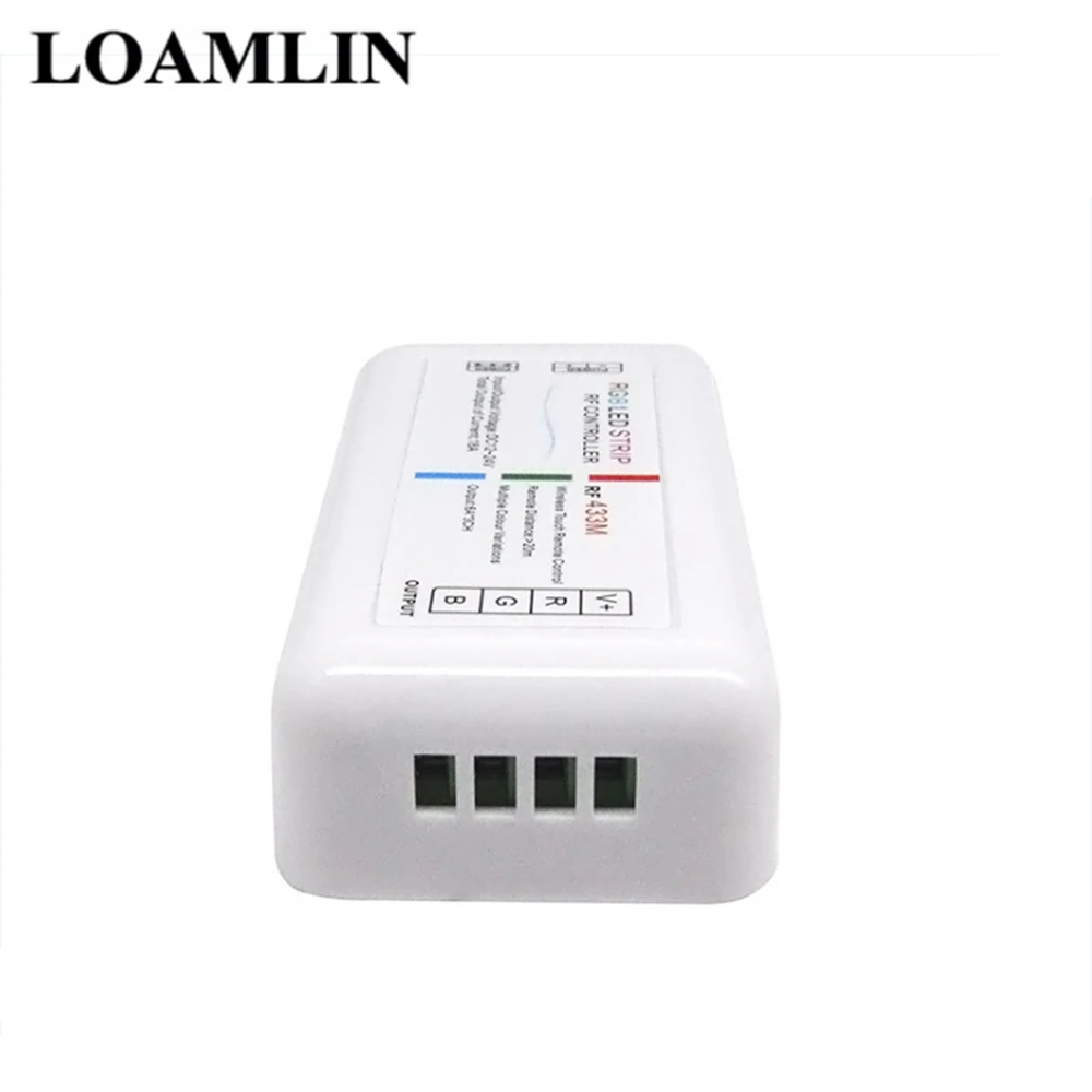 RGB LED RF контроллер Светодиодная лента диммер DC12 24V 18A RF5 ключ контроллер|Контролеры