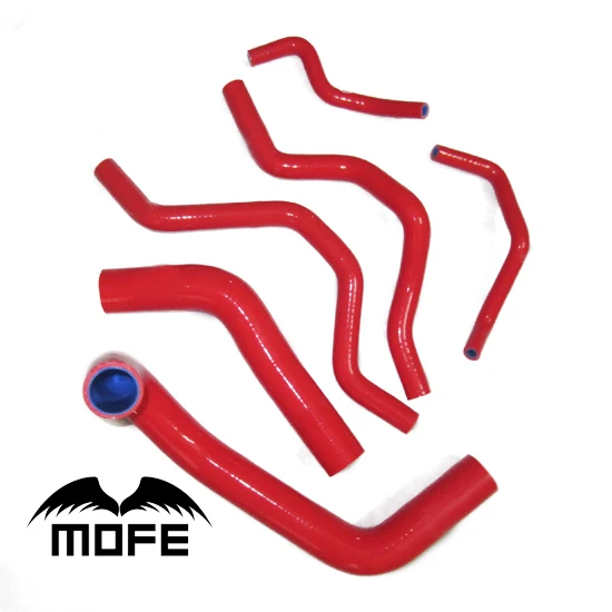 Mofe 6 шт. 8 цветов соответствует стандартам Mitsubishi Lancer Virage 1997 2000 MT|radiator hose kit|silicone radiator