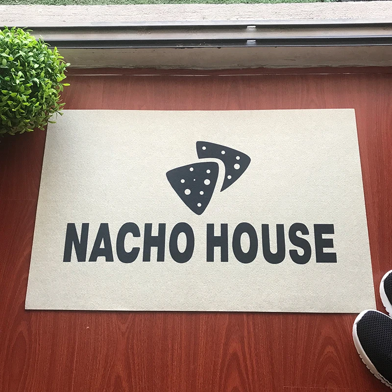 Забавный дверной коврик входная передняя дверь Nacho House домашний для дома улицы