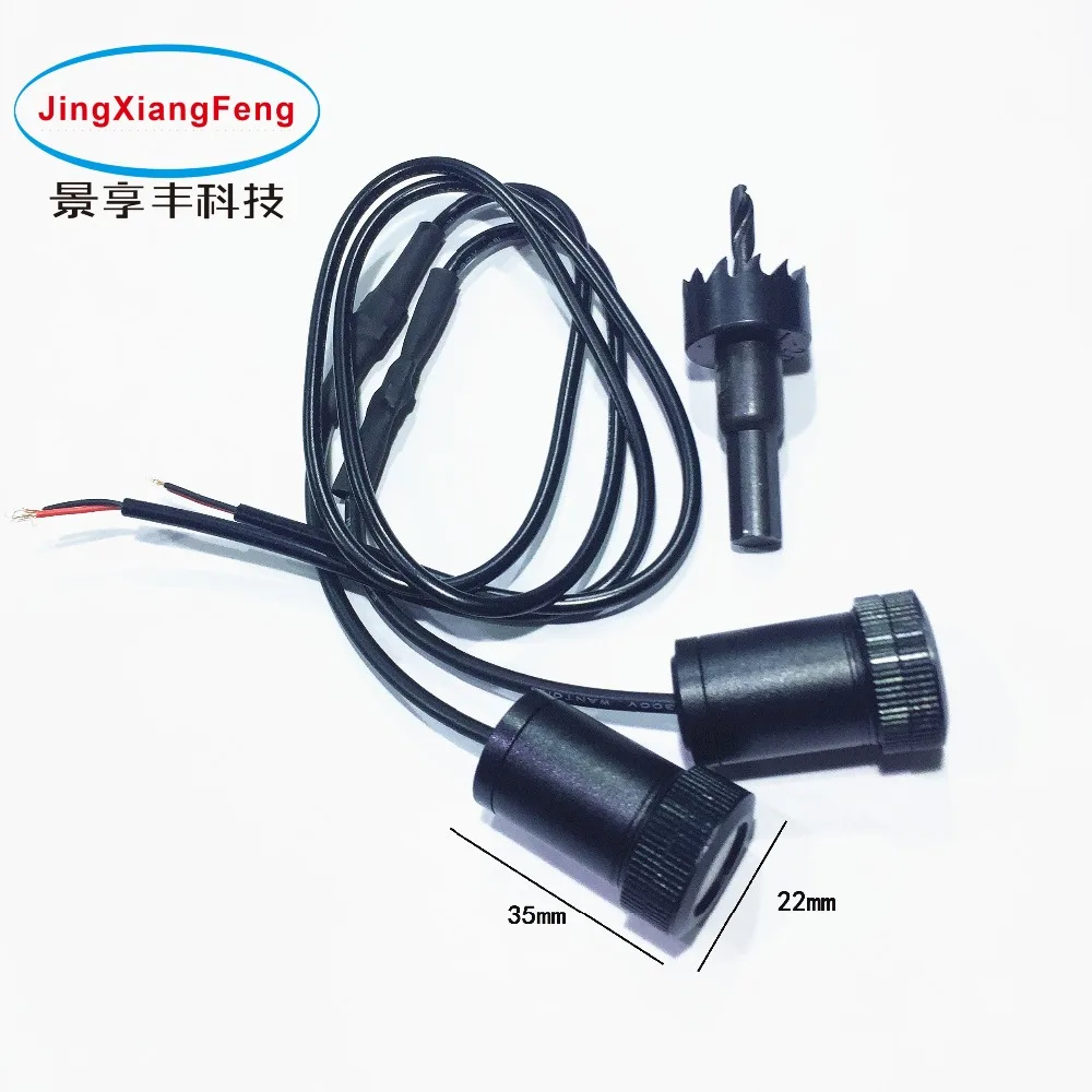 JingXiangFeng 2 шт. чехол для mustang для hyundai автомобильные брелки с логотипом светодиодный Подсветка салона Добро пожаловат Ghost Shadow лампы 12V Предупреждение