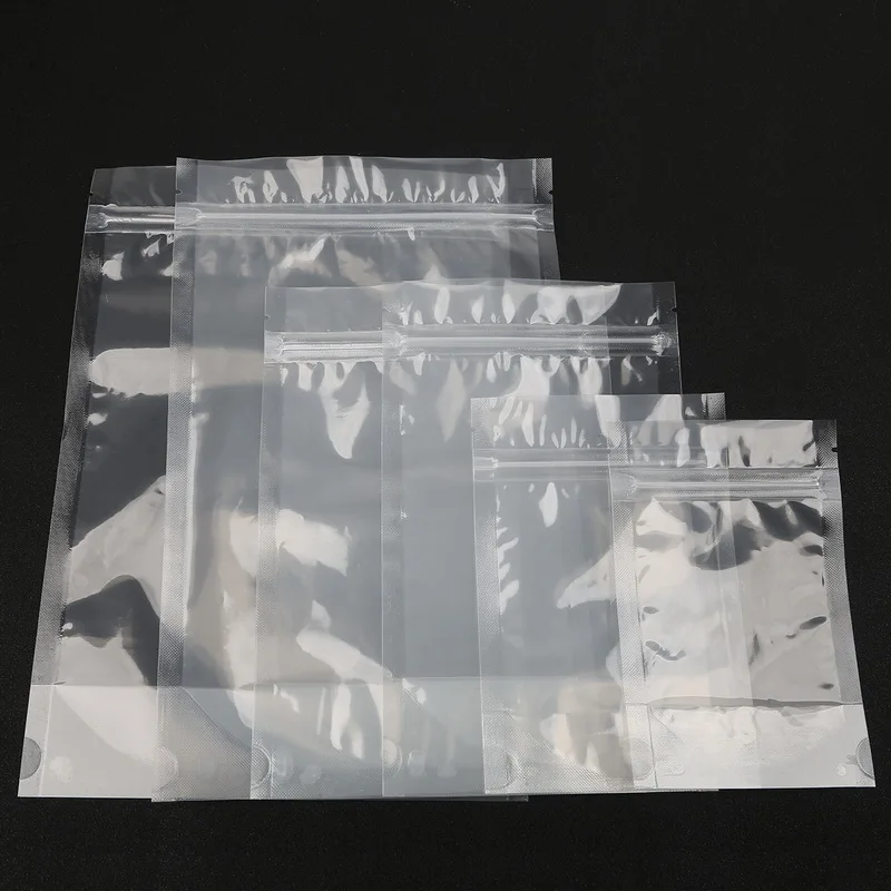 10 шт. высокий прозрачный пластик Ziplock сумка для продуктов чай подарочные пакеты чай вертикально стоящий пакет подарок фрукты чай Упаковка мешочки