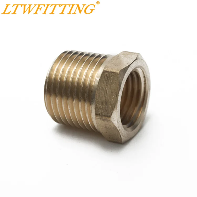 

LTWFITTING, Латунная Труба, шестигранная стандартная арматура 3/8 дюйма, Мужская x 1/4 дюйма, Женская NPT