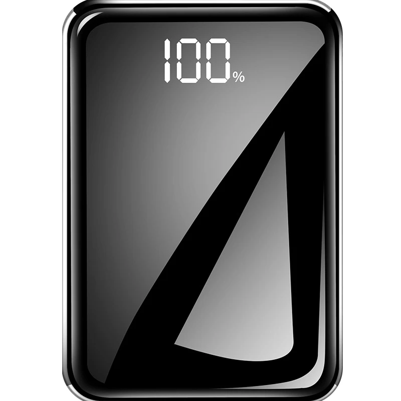 Mobile Phone Portable Charger Power Bank 20000mAh Mirror Screen Mini PowerBank External Battery For Smart Tablet Poverbank | Мобильные
