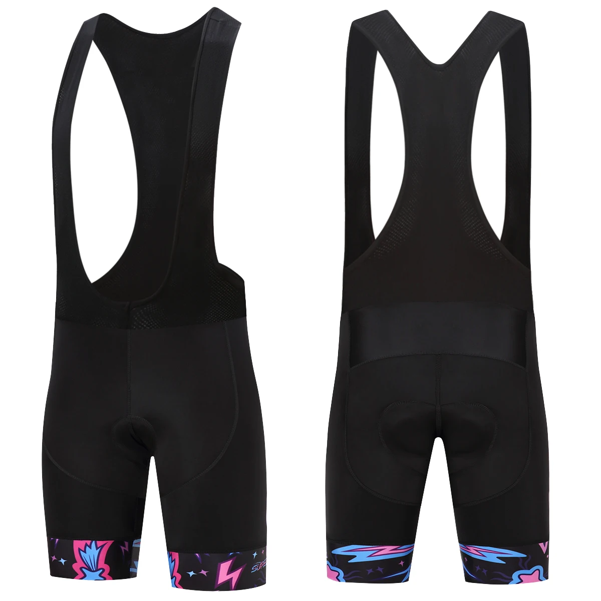 2018 Summer Men Cycling Bib Shorts Bike Tights 19D Gel Padded Downhill MTB Bicycle Short Pants Ropa Ciclismo Hombre | Спорт и
