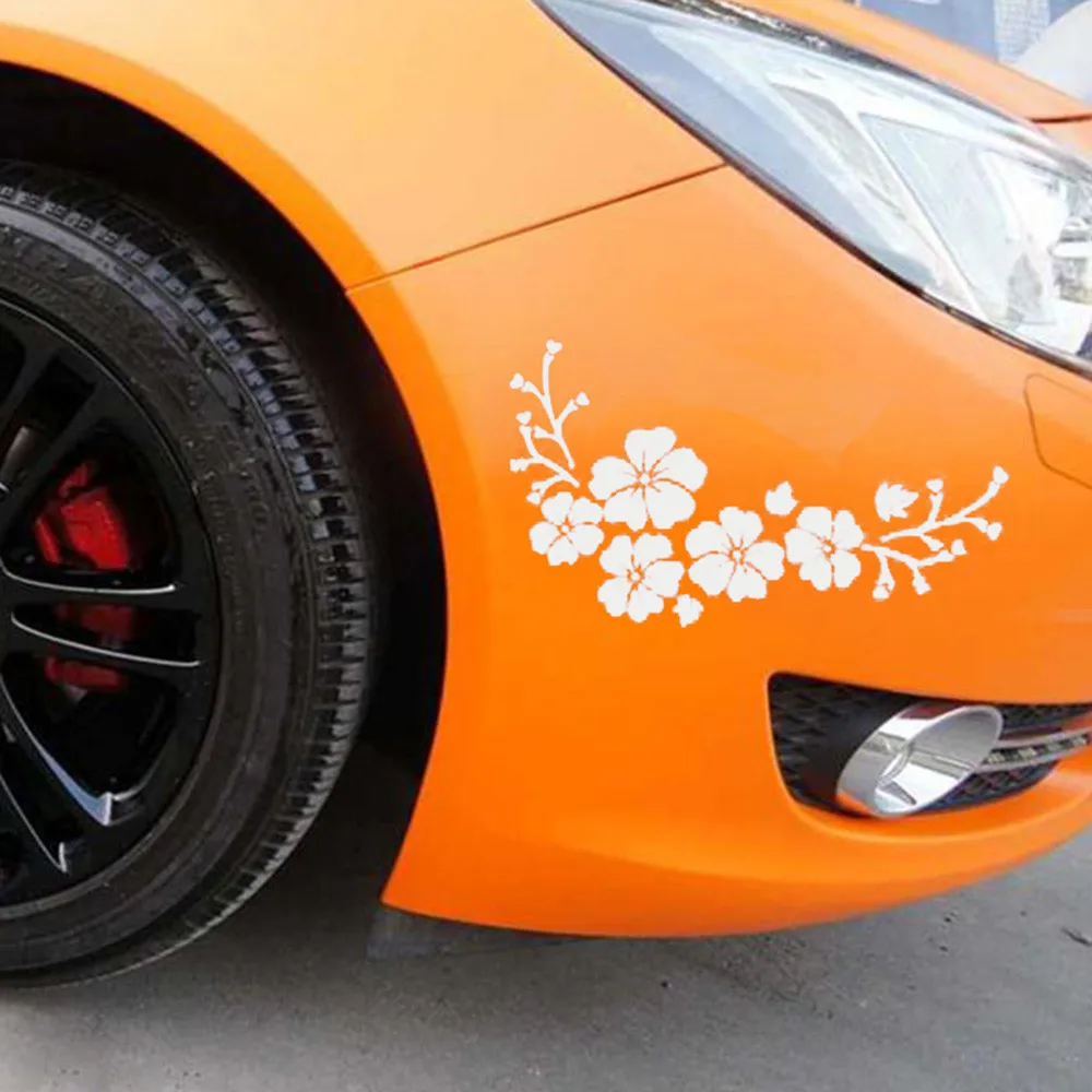 Car-styling Car Decal Delicate Flying Flower Auto Pattern Truck Hood Side Sticker A# dropship | Автомобили и мотоциклы