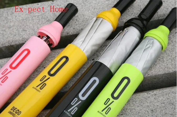 New Creative wine bottle Umbrella yellow blue black white pink Lovers umbrella UV waterproof | Дом и сад