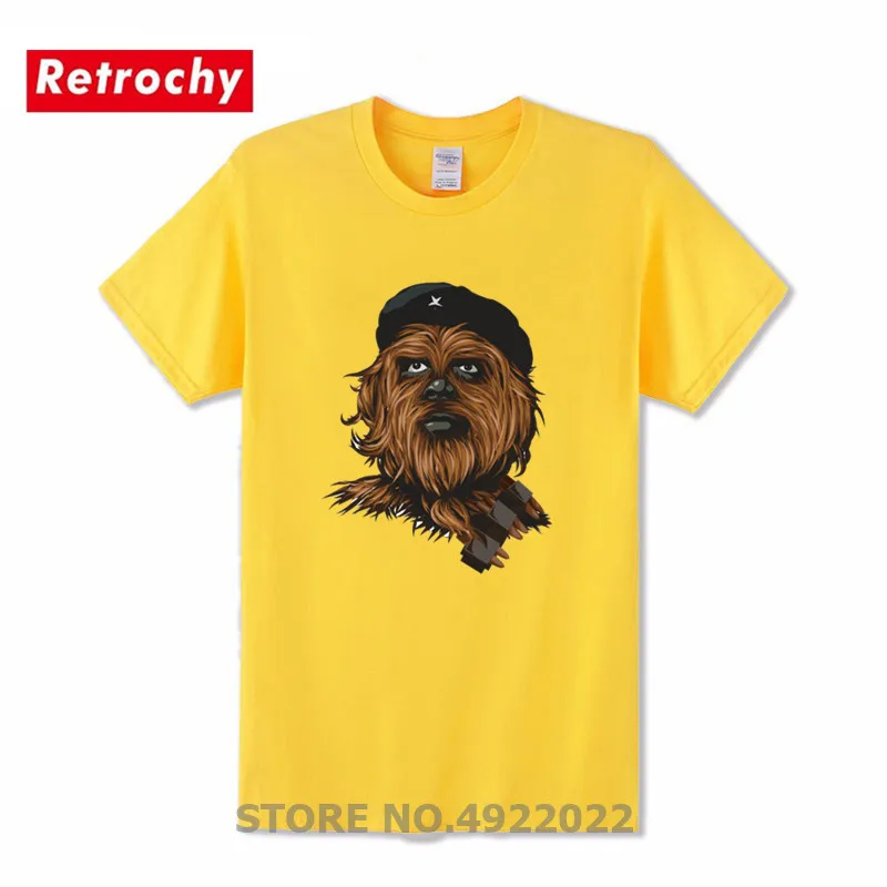 Новое поступление Мужская футболка Chewie Guevara Wookie дизайнерские футболки с цифровым