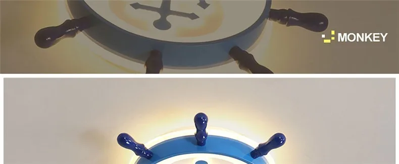 Children Pirate Dreaming Modern Led Ceiling Lights For Children Room Kid's Room AC85-265V Bedroom Deco Ceiling Lamp iluminacion