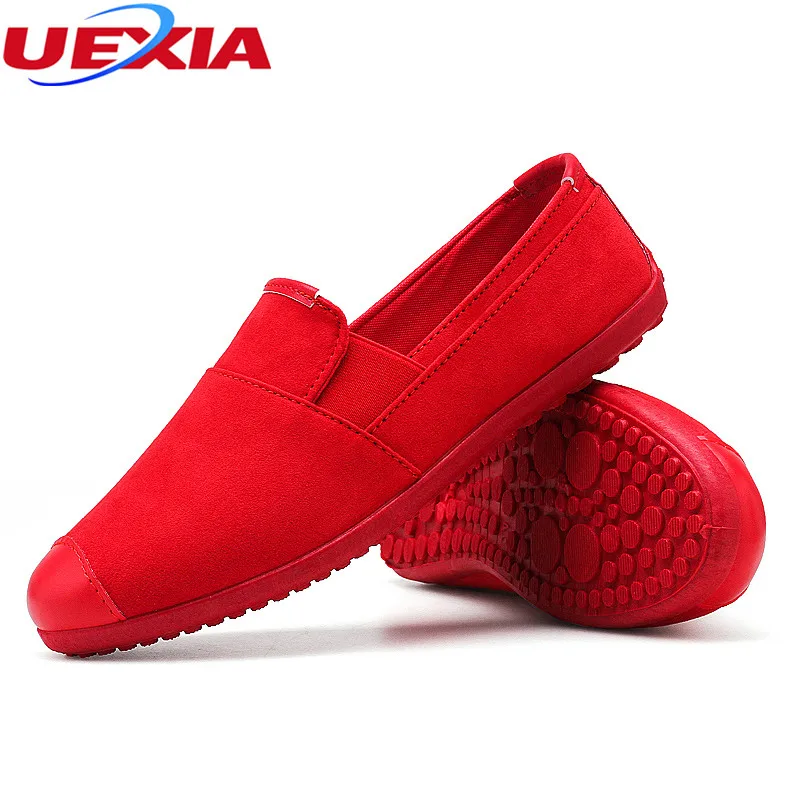 Uexia обувь Для мужчин Повседневное замши Мужская вождения Zapatillas Hombre модные