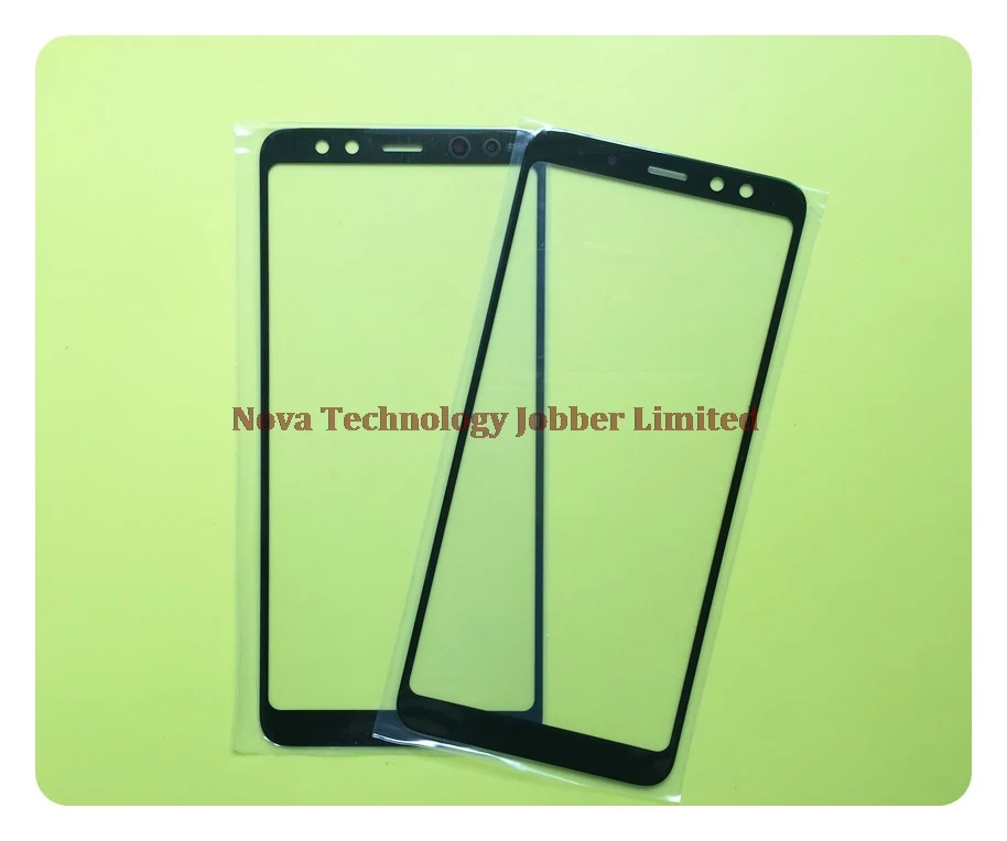 10 шт. Wyieno A8 черный внешний стеклянный экран для Samsung 2018 A530 A530F стеклянная линза