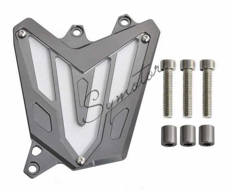 Motorcycle Modified Front Chain Protector Small Cover Decorative Plate Suitable for Yamaha MT-07 FZ07 2014-2016-gray | Автомобили и