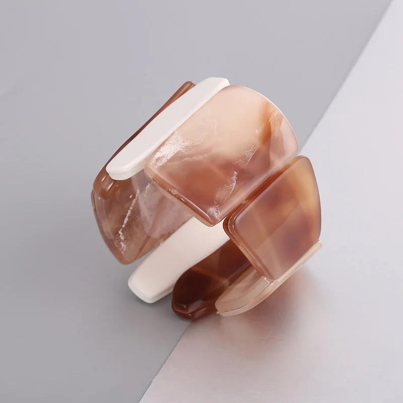 Kemstone Модные Винтажные сплав инкрустированные мозаика акриловые браслеты и