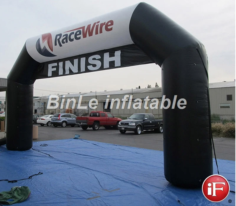 Hot sale inflatable race arch blow up advertising with Finish Start banner | Игрушки и хобби