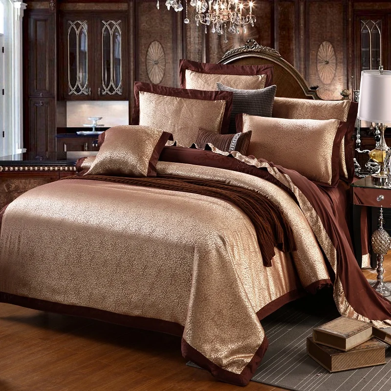 Комплект постельного белья из сатина и хлопка с вышивкой|bedding set satin|bedding sets duvetduvet