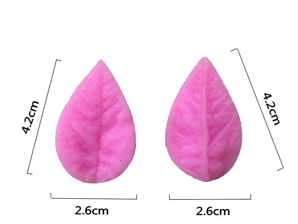 Формы для украшения торта в виде листьев пресс форм Fondant (сахарная) пирожных