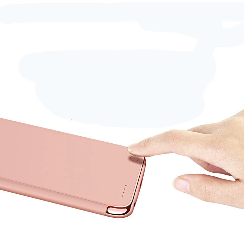 3500 mAh/4000 mAh зарядное устройство чехол для iPhone 6 6s 7 8 power Bank ультра тонкий внешний резервный аккумулятор для iPhone 6 6s 7 8 Plus