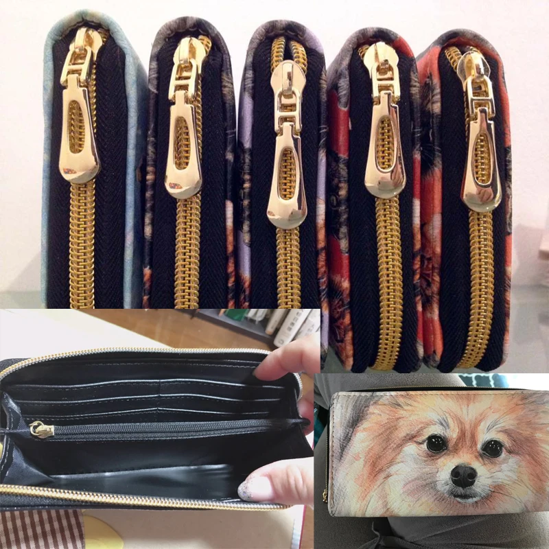 Jackherelook женские кошельки на молнии, кожаный кошелек для женщин, красочные флаги Радуга, узор с гордыней, фирменный дизайн, держатель для карт