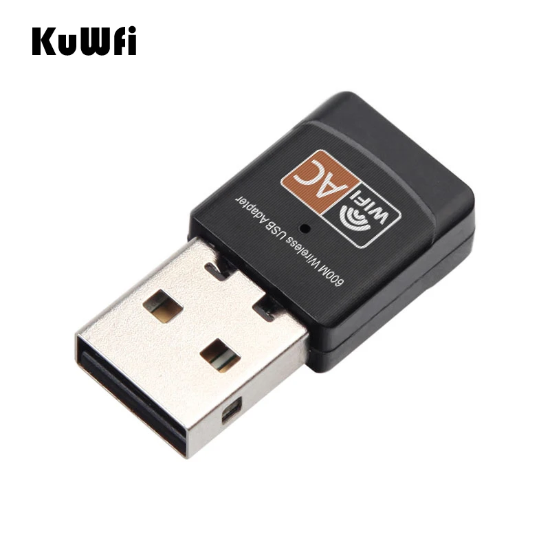 600 Мбит/с Беспроводной USB WiFi адаптер RT8812AU Мини Wi Fi ПК сетевая карта 2 4 & 5 ГГц сетевой