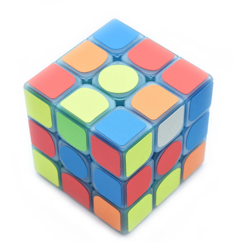 3x3x3 cubo тканевые светящиеся Синие Кубики детские развивающие игрушки